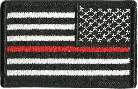 Thin Red Line Flag Tactical Patch - 2"X3"