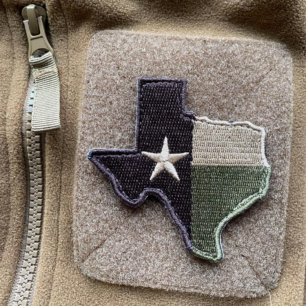 Die-Cut Tactical Texas Patch - Multitan