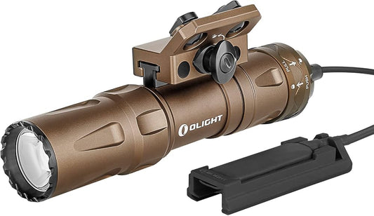 Odin Mini 1250 Lumens Ultra Compact Rechargeable Mlok-Mount Weaponlight, Removable Slide Rail Mount and Remote Switch, 240 Meters Beam Distance, Mlok Included